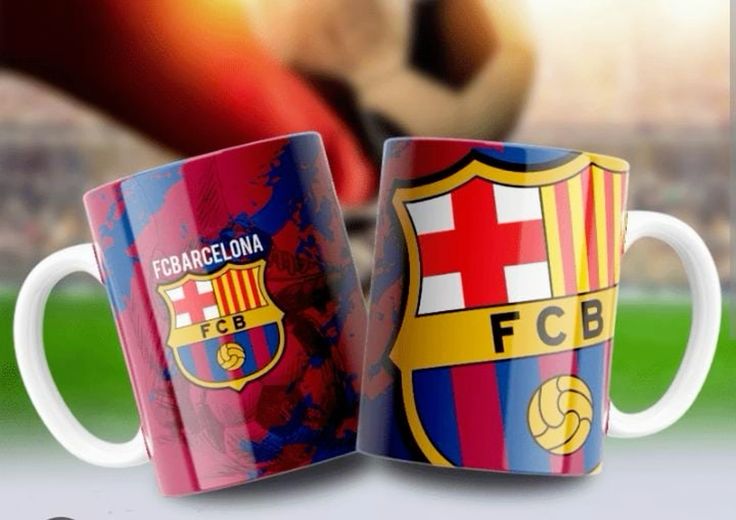 Mug football style Barcelone