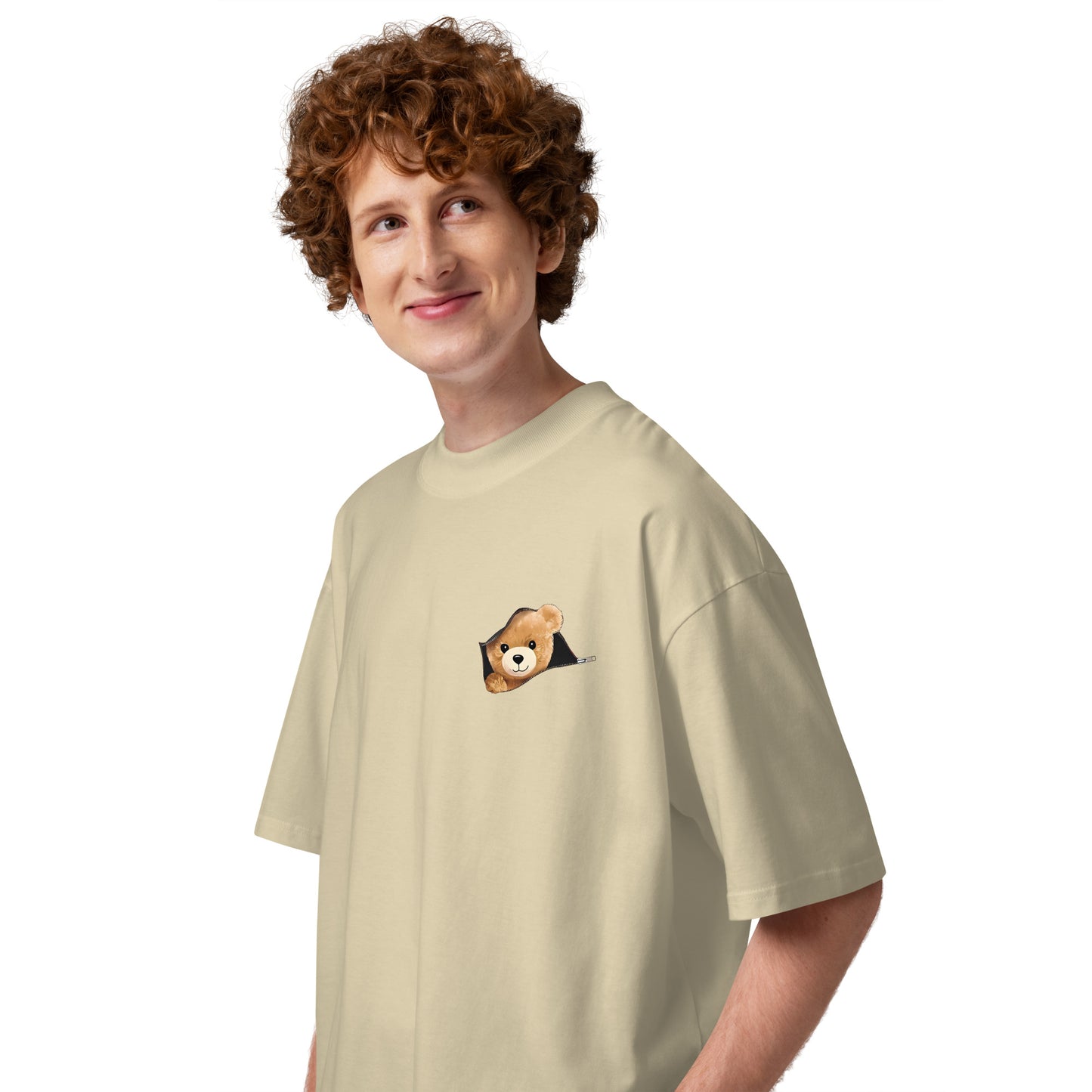 T-shirt col montant Panic Paranoia pierre profil gauche