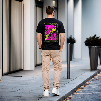 T-shirt Noir Streetwear Graphique