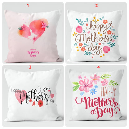 Coussin personnalisé floral – cadeau fête des mères