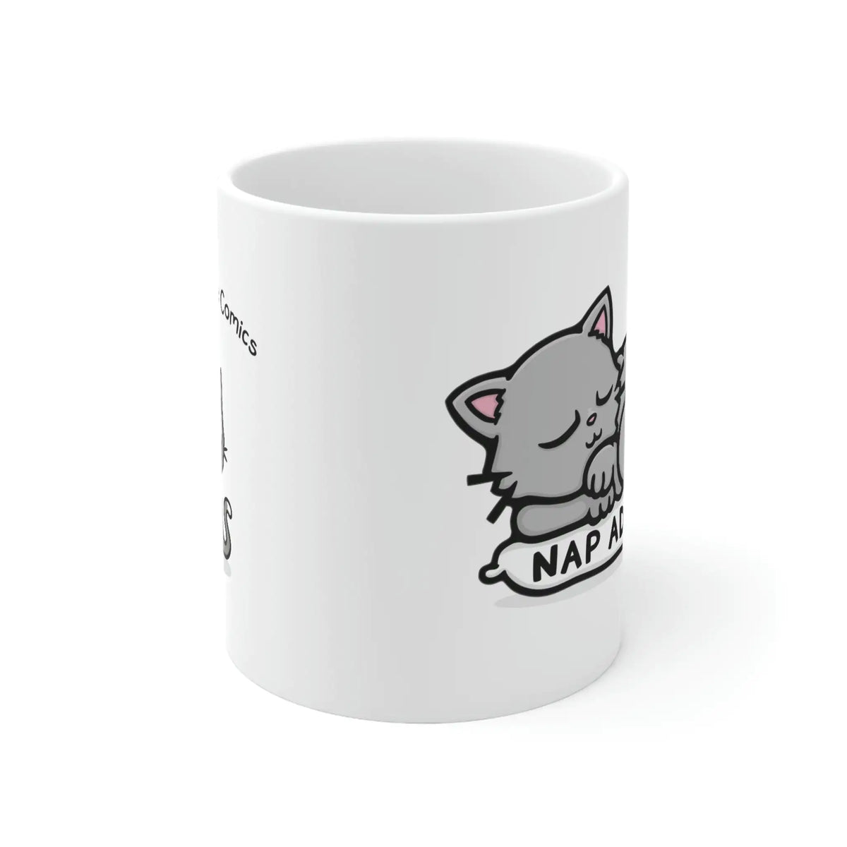 „Nickerchen-Süchtiger“-Tasse – Für echte Katzenliebhaber und alle, die gerne entspannen
