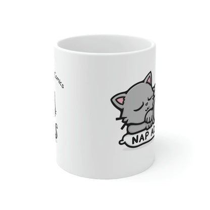„Nickerchen-Süchtiger“-Tasse – Für echte Katzenliebhaber und alle, die gerne entspannen