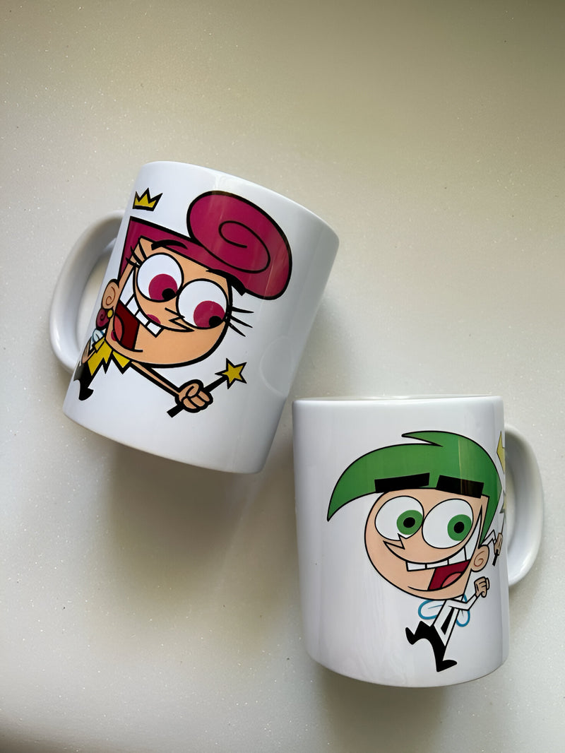 Mug fées magiques cartoon – tasse kawaii enfant