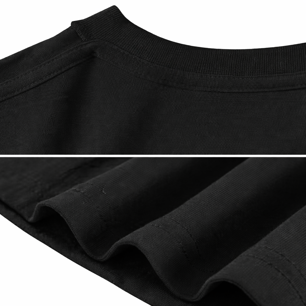 T-shirt Noir Homme « Neon Wolf »