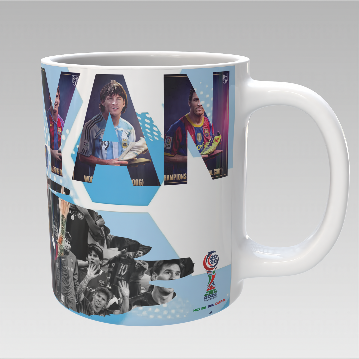 Mug Lionel Messi Personnalisé – Tasse Football Argentine