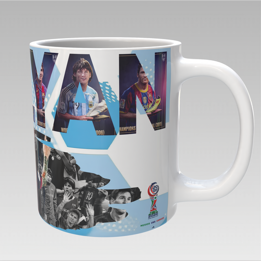 Mug Lionel Messi Personnalisé – Tasse Football Argentine