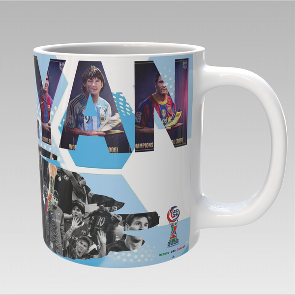 Mug Lionel Messi Personnalisé – Tasse Football Argentine