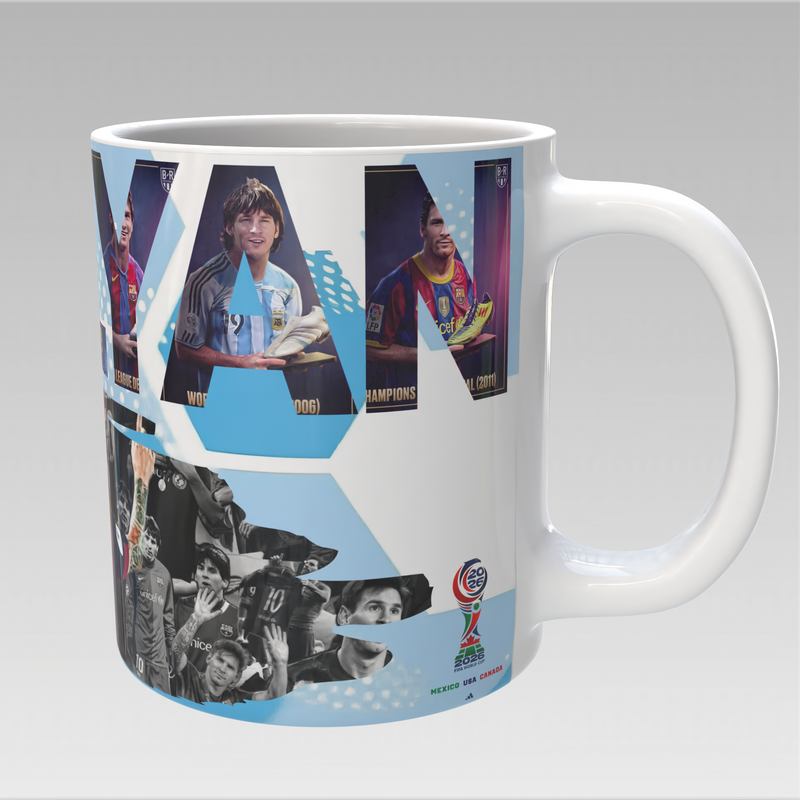 Mug Lionel Messi Personnalisé – Tasse Football Argentine