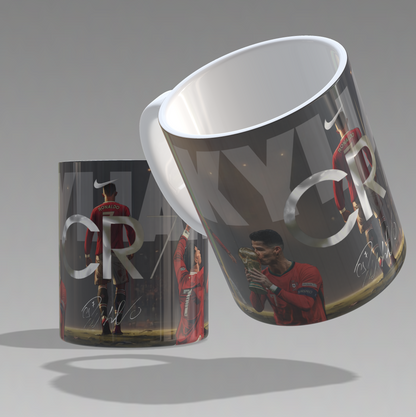 Mug Cristiano Ronaldo CR7 – tasse supporter Portugal personnalisée
