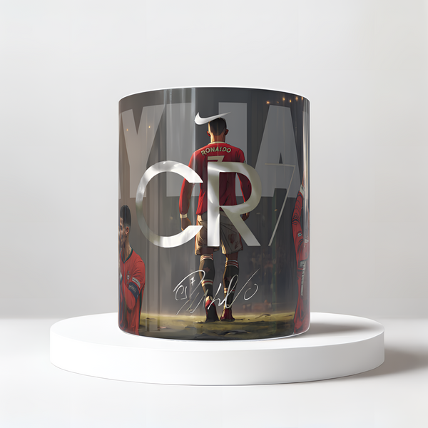 Mug Cristiano Ronaldo Personnalisé avec Prénom – Tasse Football CR7