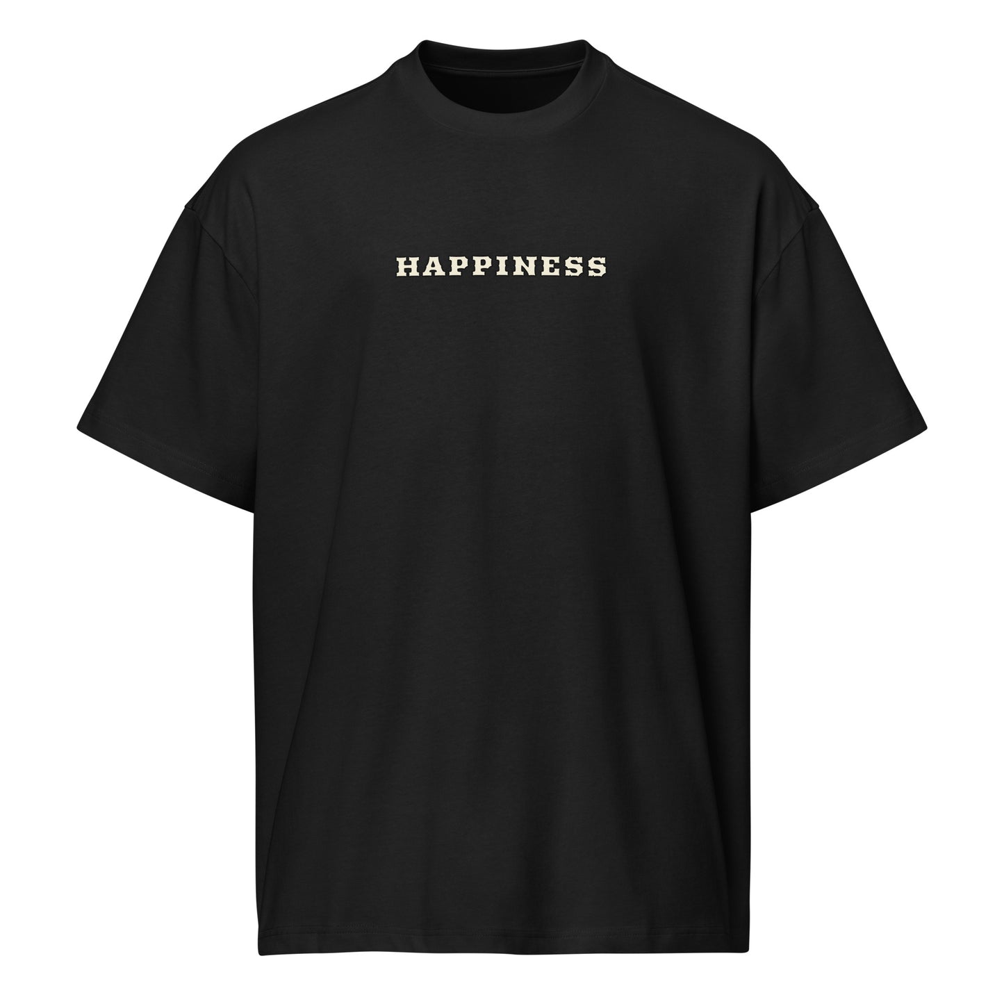 T-shirt Happiness Worldwide noir face - streetwear
