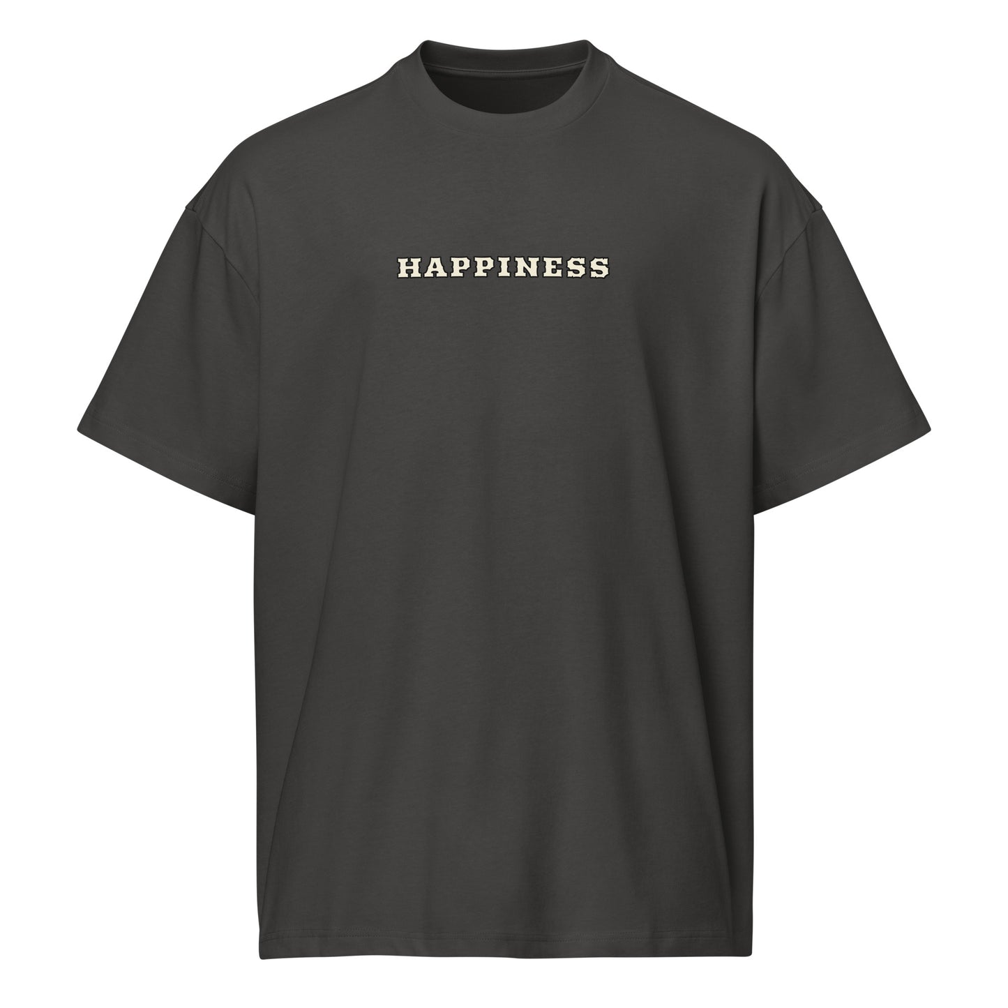 T-shirt Happiness Worldwide noir vintage face - streetwear