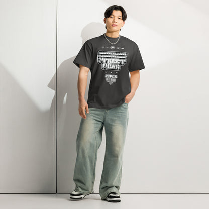 T-shirt boxy Street Wear Super Graffiti noir vintage face - graffiti Street Wear Super