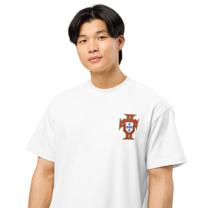 T-shirt oversize Cristiano Ronaldo Portugal blanc - football homme