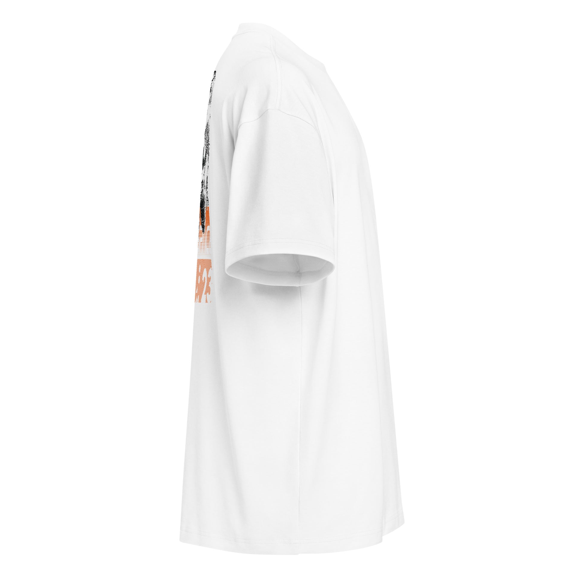 T-shirt Need Space astronaute blanc - profil droit