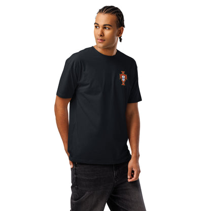T-shirt premium Cristiano Ronaldo Portugal bleu marine - football