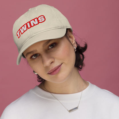 Casquette Twins brodée huître - streetwear