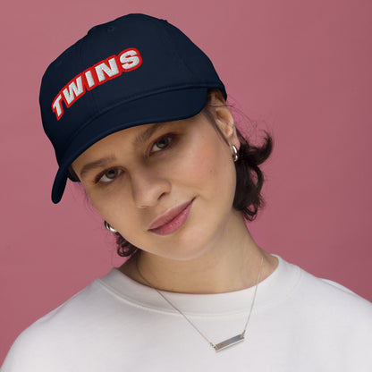 Casquette Twins brodée bleu pacifique - streetwear
