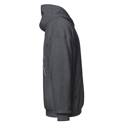 Pull à capuche CR7 Cristiano Ronaldo gris foncé – profil droit
