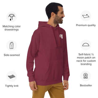 Pull à capuche CR7 Cristiano Ronaldo bordeaux face – hoodie