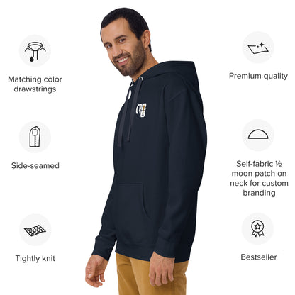 Pull à capuche CR7 Cristiano Ronaldo bleu marine – football