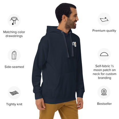 Pull à capuche CR7 Cristiano Ronaldo bleu marine face – hoodie