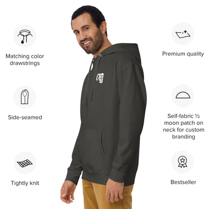 Pull à capuche CR7 Cristiano Ronaldo noir vintage – football