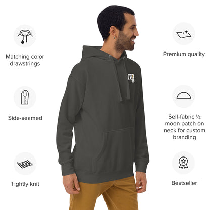 Pull à capuche CR7 Cristiano Ronaldo noir vintage face – hoodie
