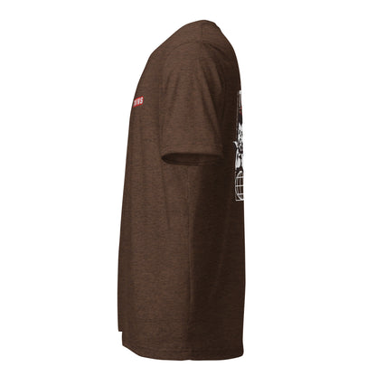 T-shirt Twins Urban Style marron - profil gauche