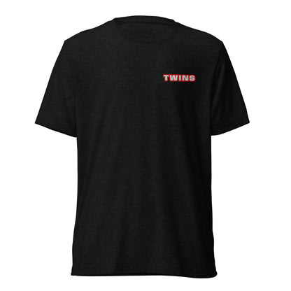 T-shirt Twins Urban Style noir face - broderie Twins poitrine