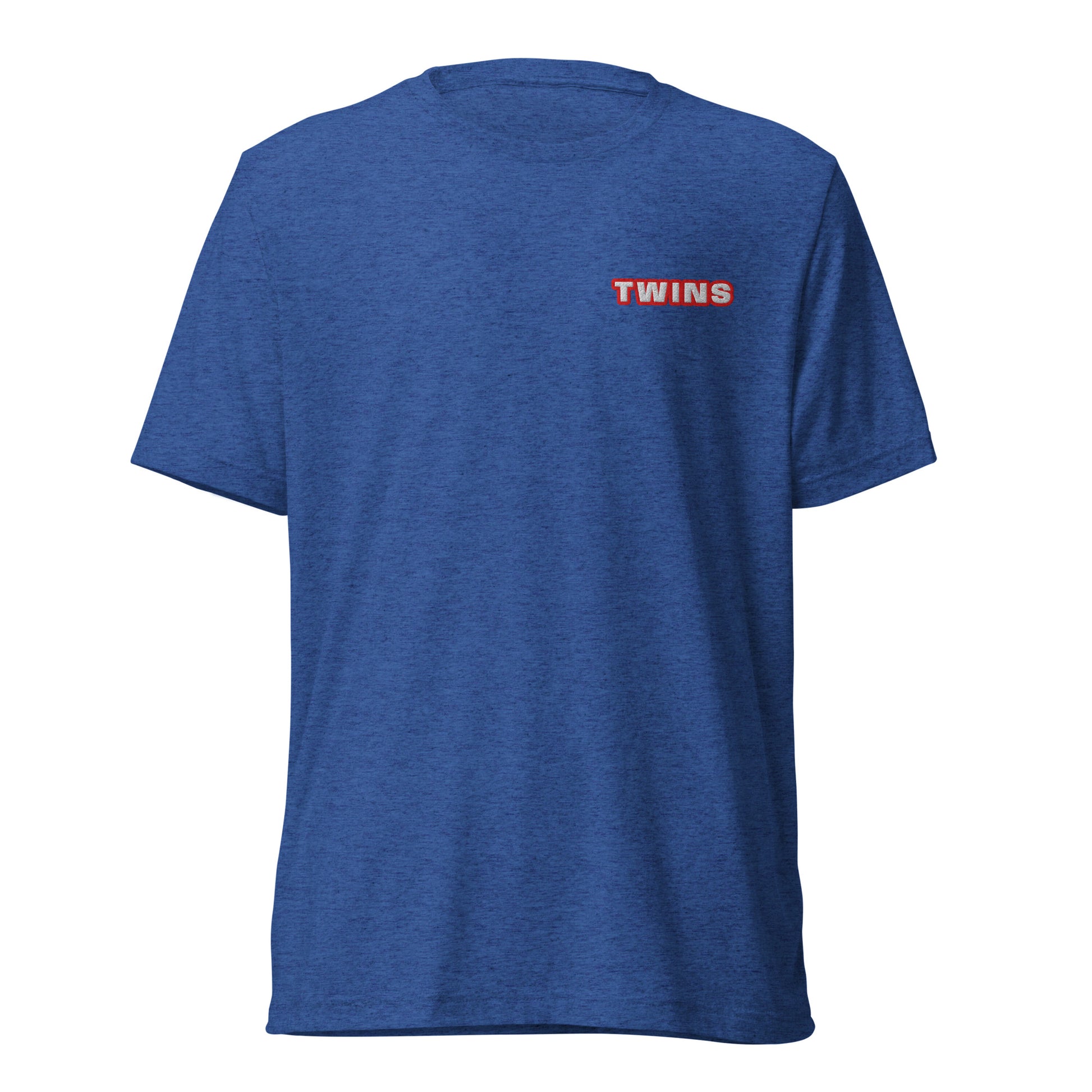 T-shirt Twins Urban Style bleu roi face - broderie Twins