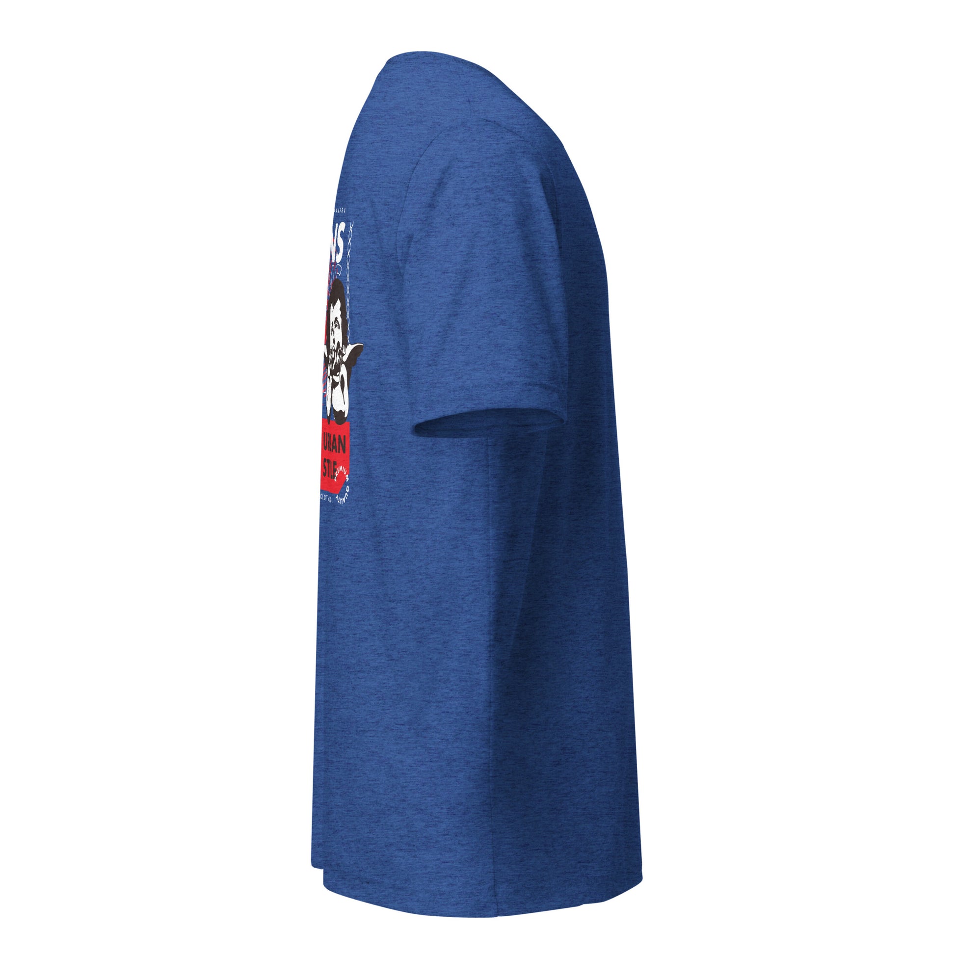 T-shirt Twins Urban Style bleu roi - profil droit